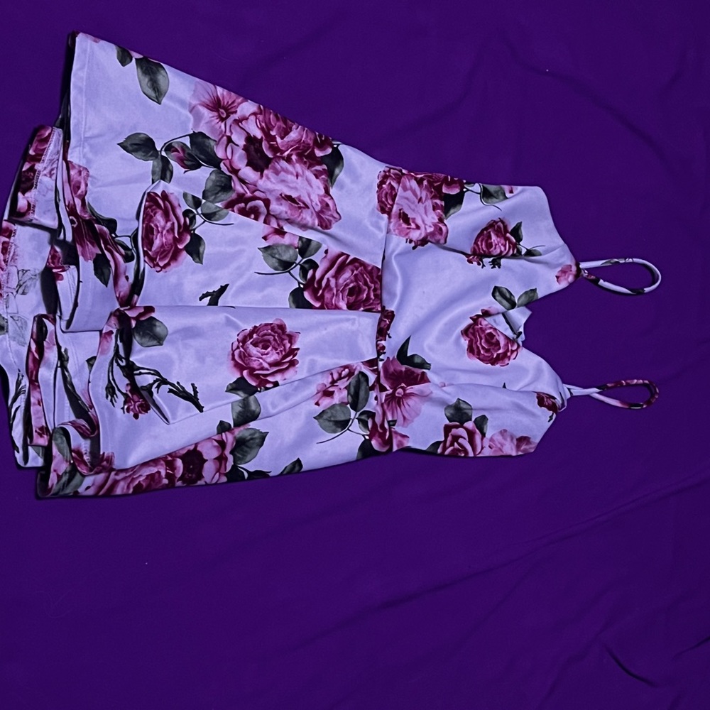Floral mini dress